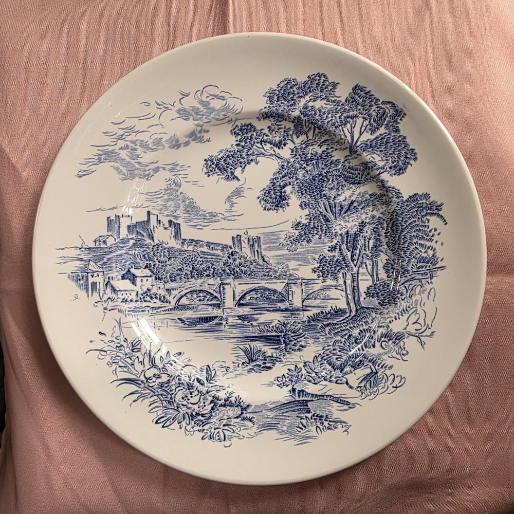 Wedgwood & Co Blue & White Dinner Plate 10" 5 Available